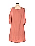 Assorted Brands 100% Polyester Solid Pink Casual Dress Size S - photo 2