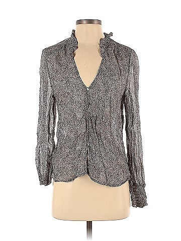 Blue Life Long Sleeve Blouse (view 1)