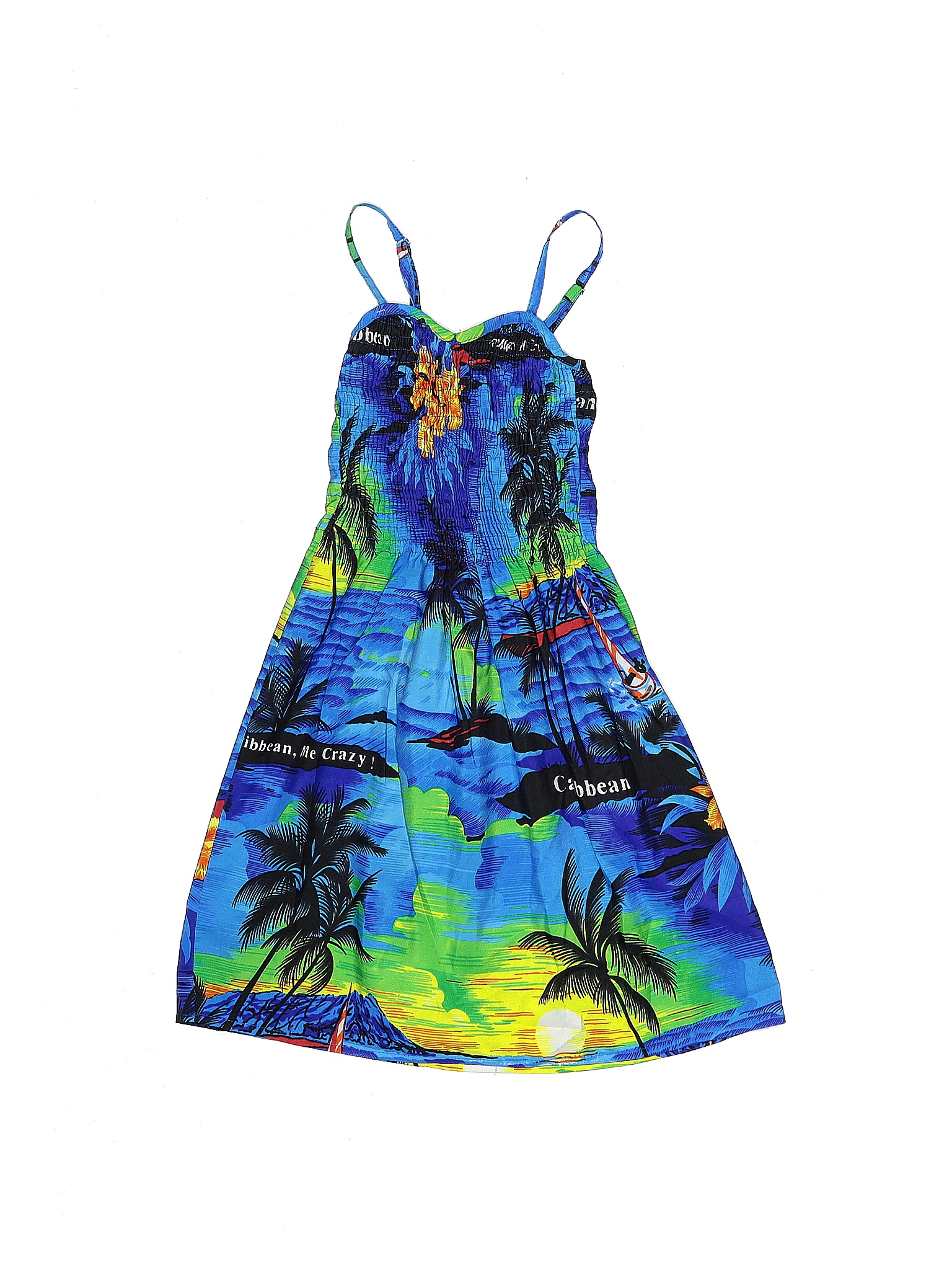 Rima Beachworld Tropical Blue Dress Size 2 - 5 - 64% off | thredUP