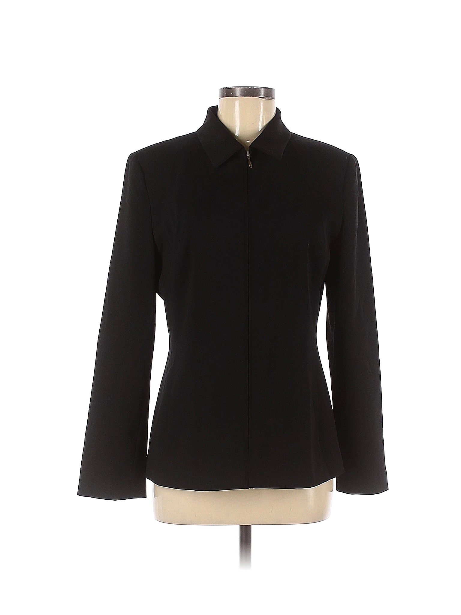 Valerie Stevens Solid Black Blazer Size 8 - 75% off | thredUP