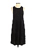 Final Touch Solid Black Casual Dress Size S - photo 1