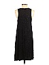 Final Touch Solid Black Casual Dress Size S - photo 2