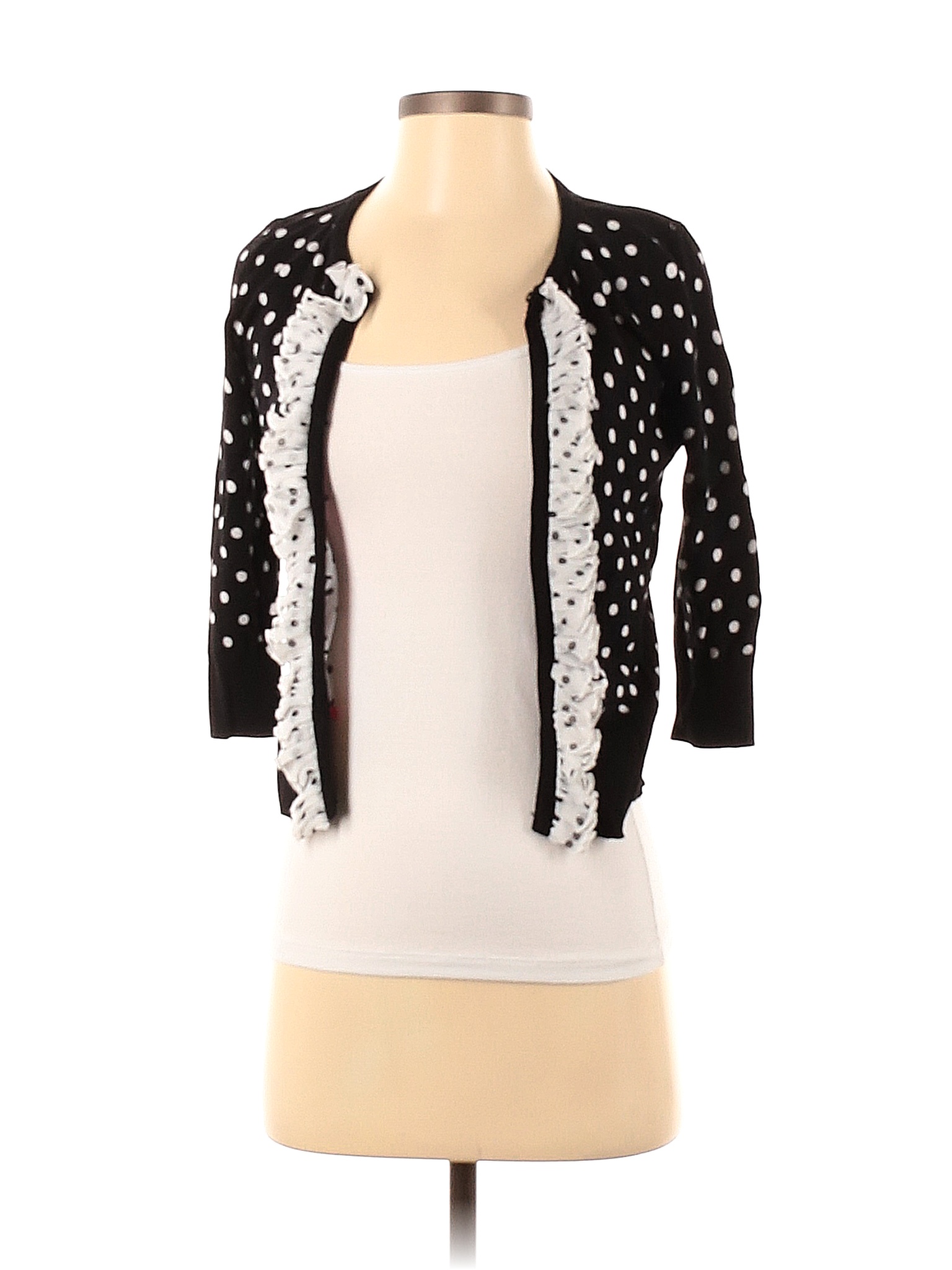 White House Black Market Solid Black Cardigan Size XS 78 off thredUP