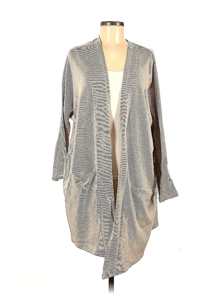 DONNI Solid Gray Ivory Cardigan One Size - 88% off | thredUP