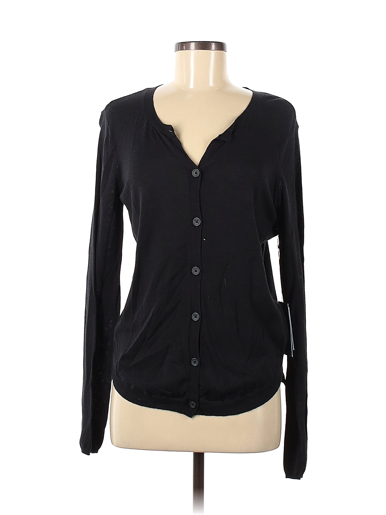 Simply Vera Vera Wang Solid Black Cardigan Size M - 84% off | thredUP