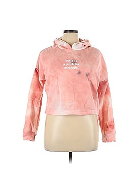 Orange Kiss 100% Polyester Solid Colored Pink Pullover Hoodie Size L - 88%  off | thredUP