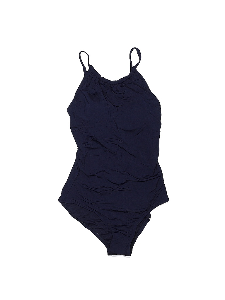 Jantzen Solid Blue One Piece Swimsuit Size 10 - 66% off | thredUP