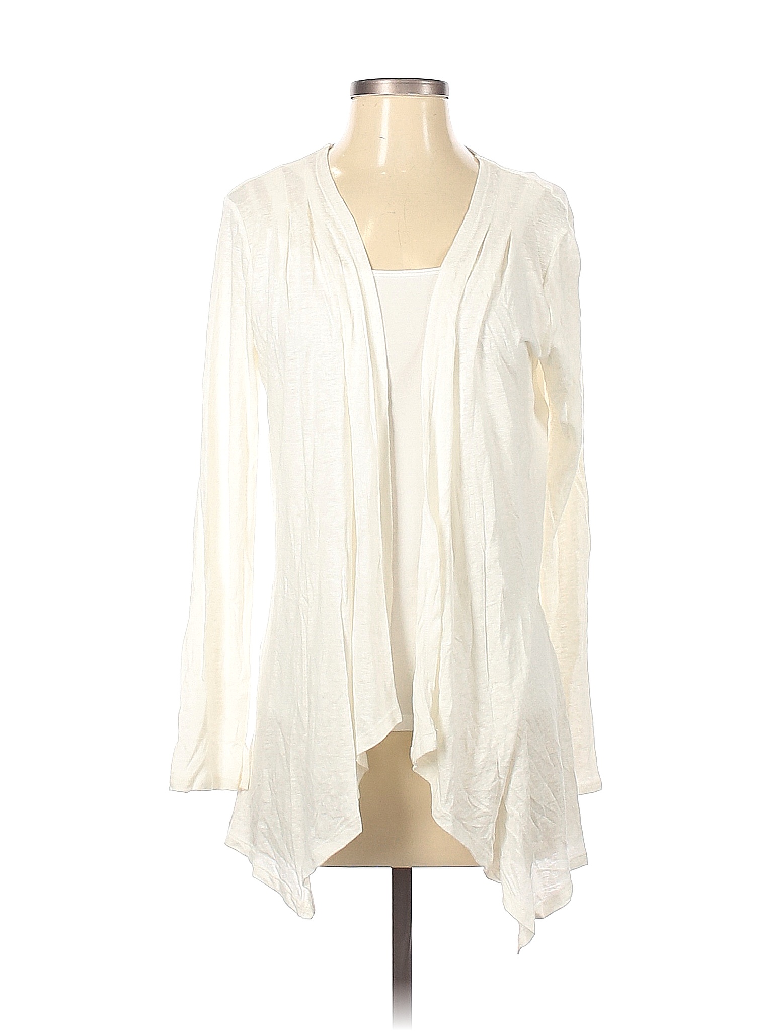 Cupio Solid Ivory Cardigan Size S - 89% off | thredUP