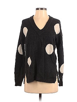 Madewell Dotted Bartlett V-Neck Pullover Sweater in Coziest Yarn (view 1)