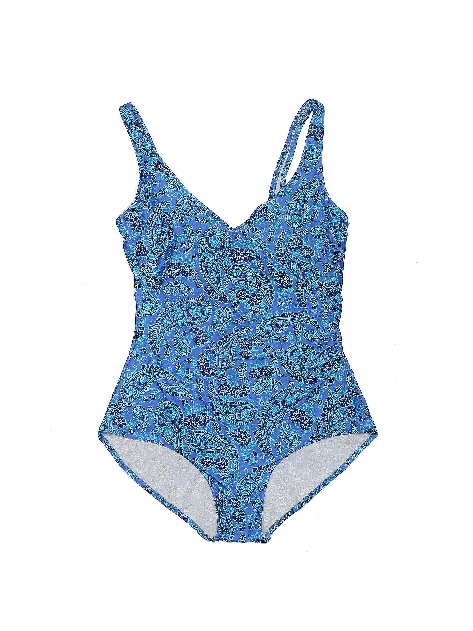 Lina Paisley Blue Swimsuit Top Size 16 - 58% off | thredUP