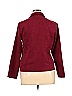 Studio Works 100% Polyester Burgundy Jacket Size 14 - photo 2