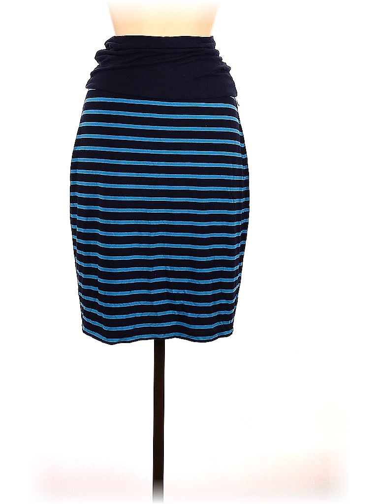 Gap Stripes Blue Casual Skirt Size M 82 off thredUP