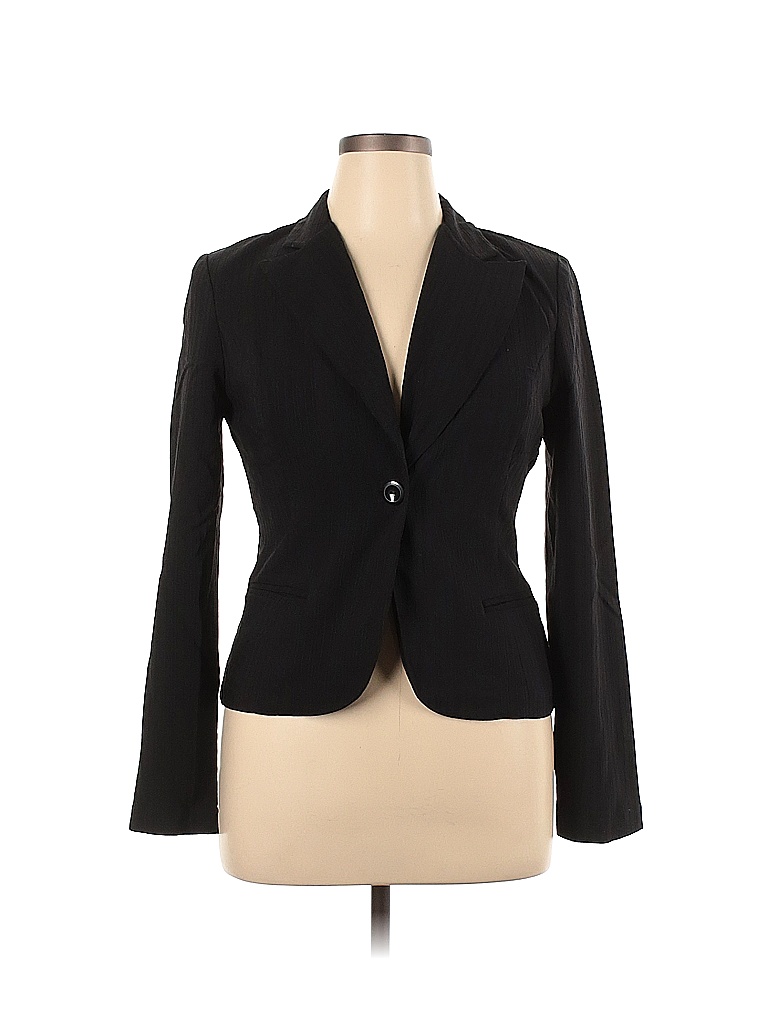 Iz Byer Solid Black Blazer Size XL - 81% off | thredUP