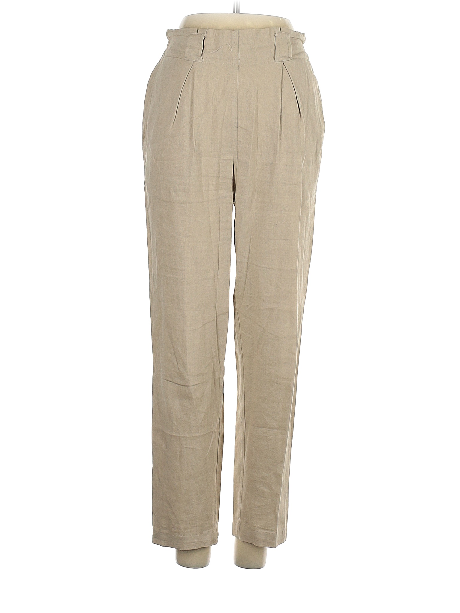 Max Studio Tan Linen Pants Size XS - 56% off | thredUP