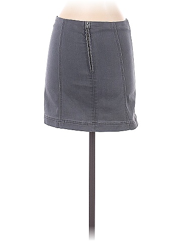 Mustard Seed Denim Skirt (view 2)