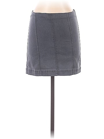 Mustard Seed Denim Skirt (view 1)