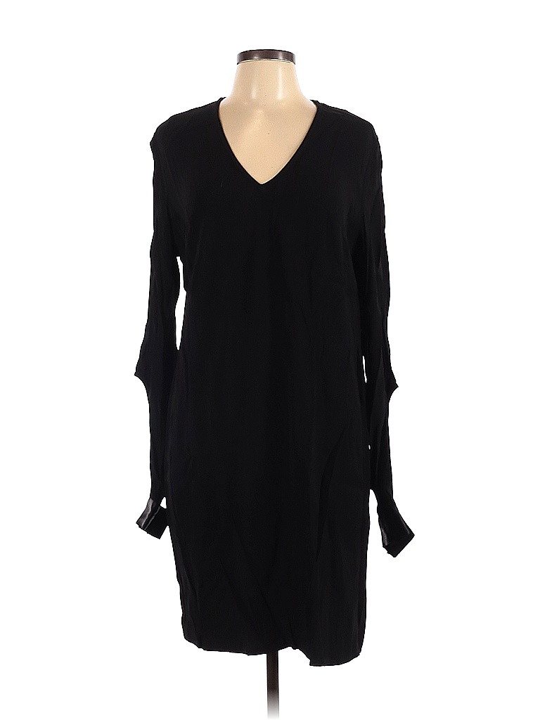 universal-standard-solid-black-casual-dress-size-12-plus-xs-plus