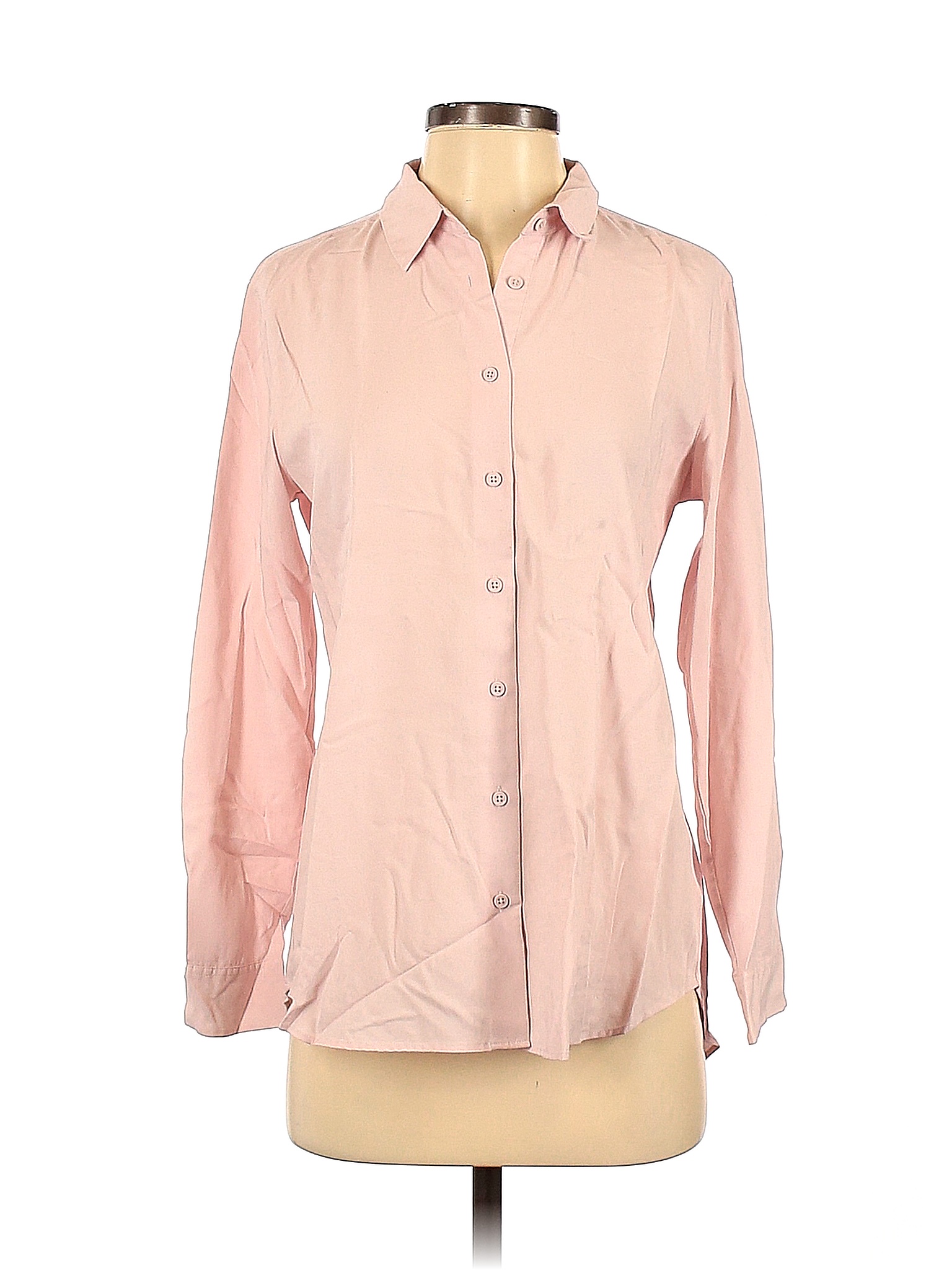 Uniqlo Colored Pink Long Sleeve Button-Down Shirt Size S - 75% off ...