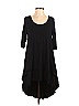 Assorted Brands Solid Black Casual Dress Size XS - photo 1