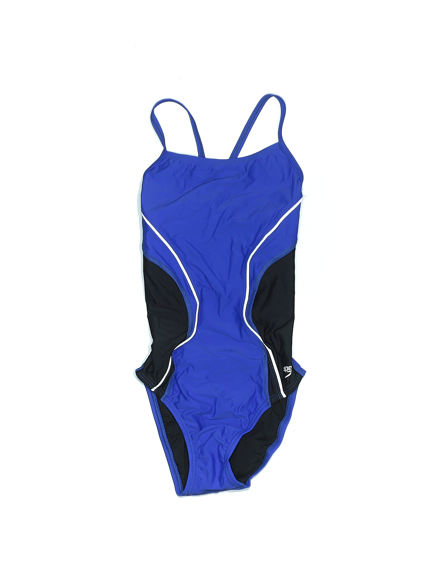 Speedo Solid Blue One Piece Swimsuit Size 30 (Plus) 47 off thredUP