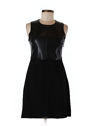 Zara Faux Leather Dress - front