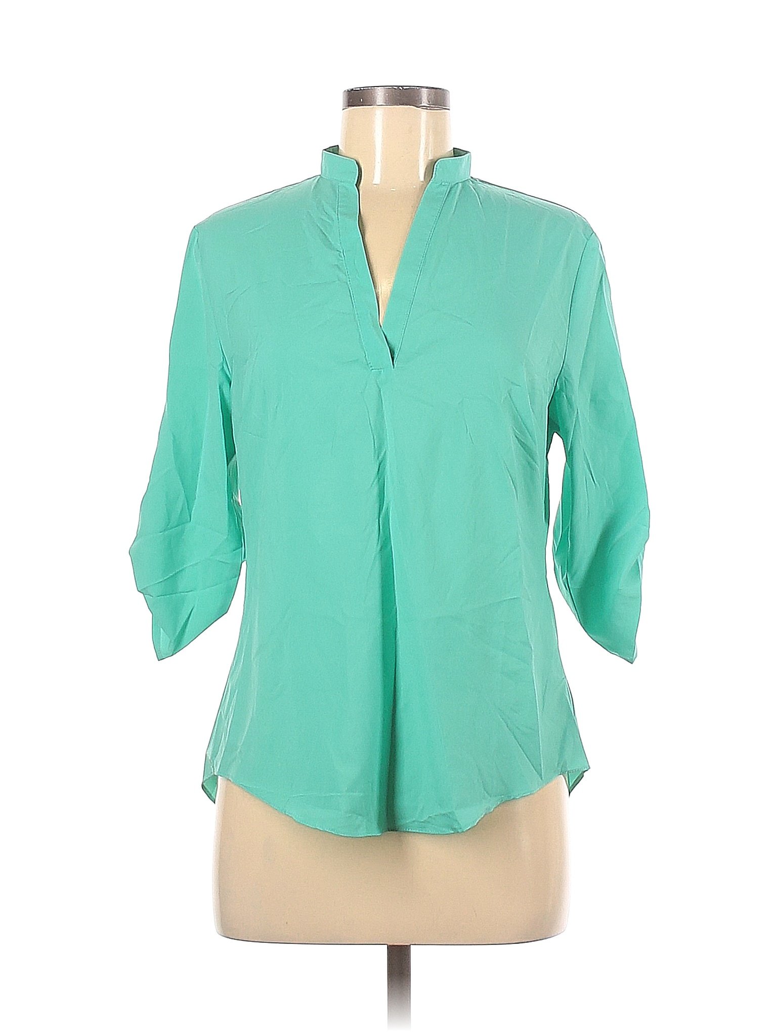 Dainty Hooligan Solid Blue Teal Long Sleeve Blouse Size S - 86% off ...