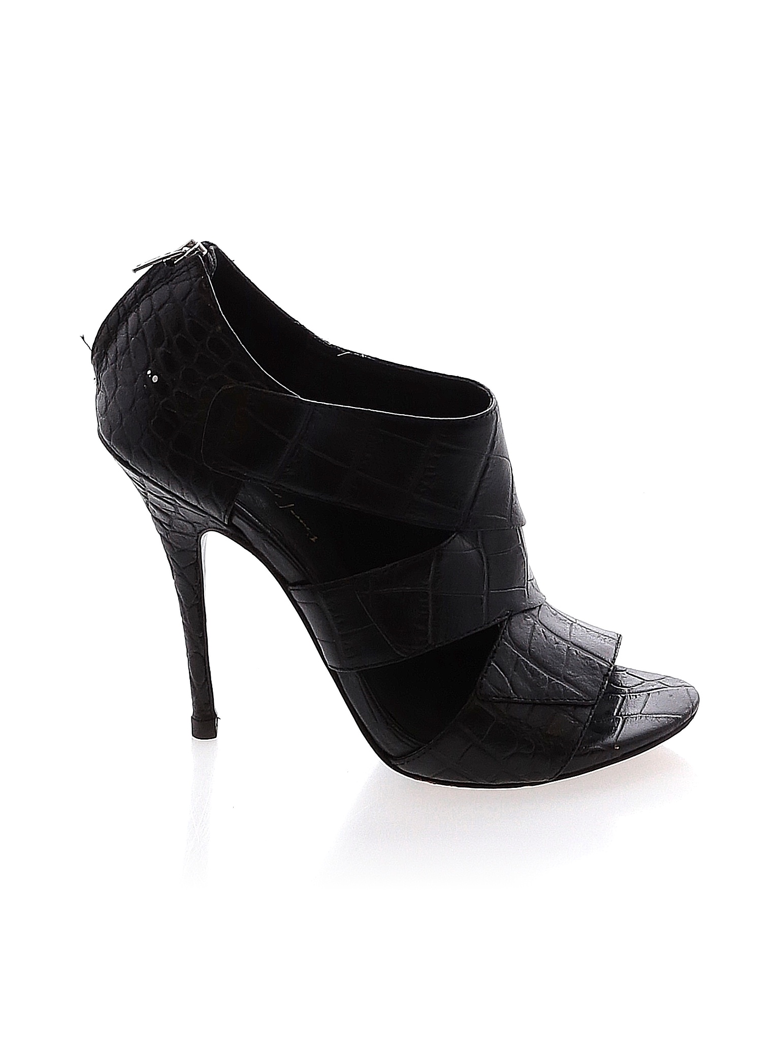 Elizabeth and James 100% Leather Solid Black Heels Size 5 - 81% off ...