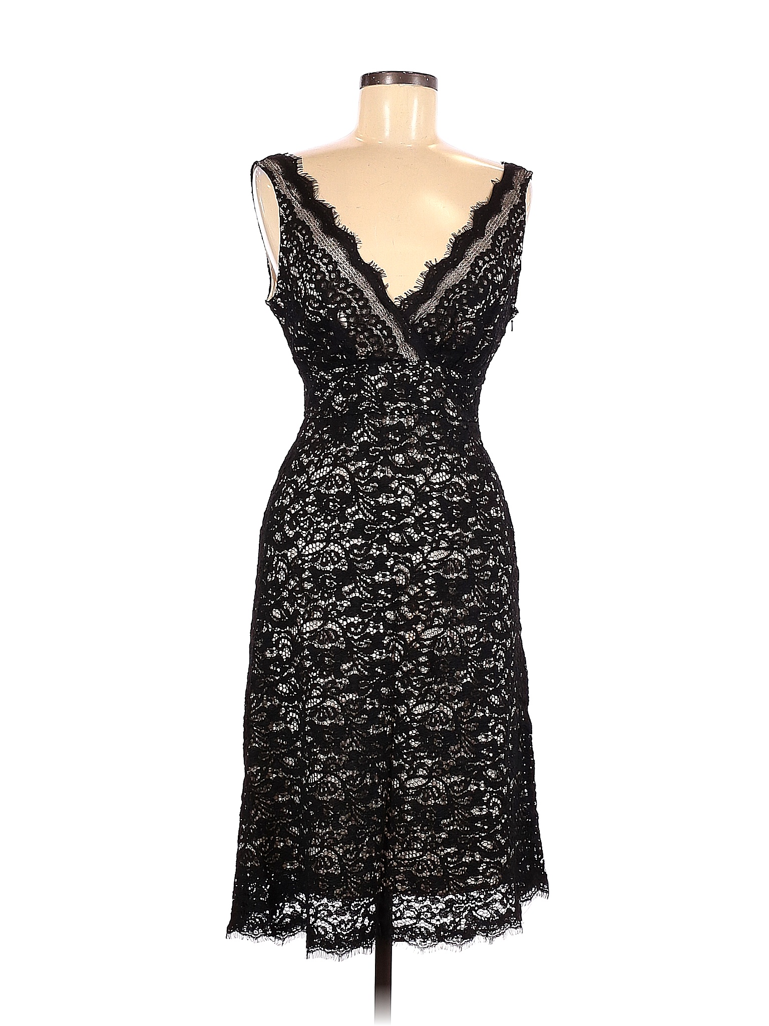 White House Black Market Solid Black Cocktail Dress Size 6 - 78% off ...