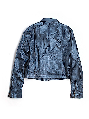 Forever 21 Faux Leather Jacket - back