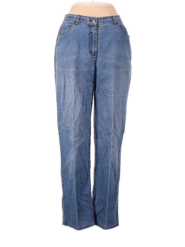 Ruby Rd. Solid Blue Jeans Size 6 - 80% off | thredUP