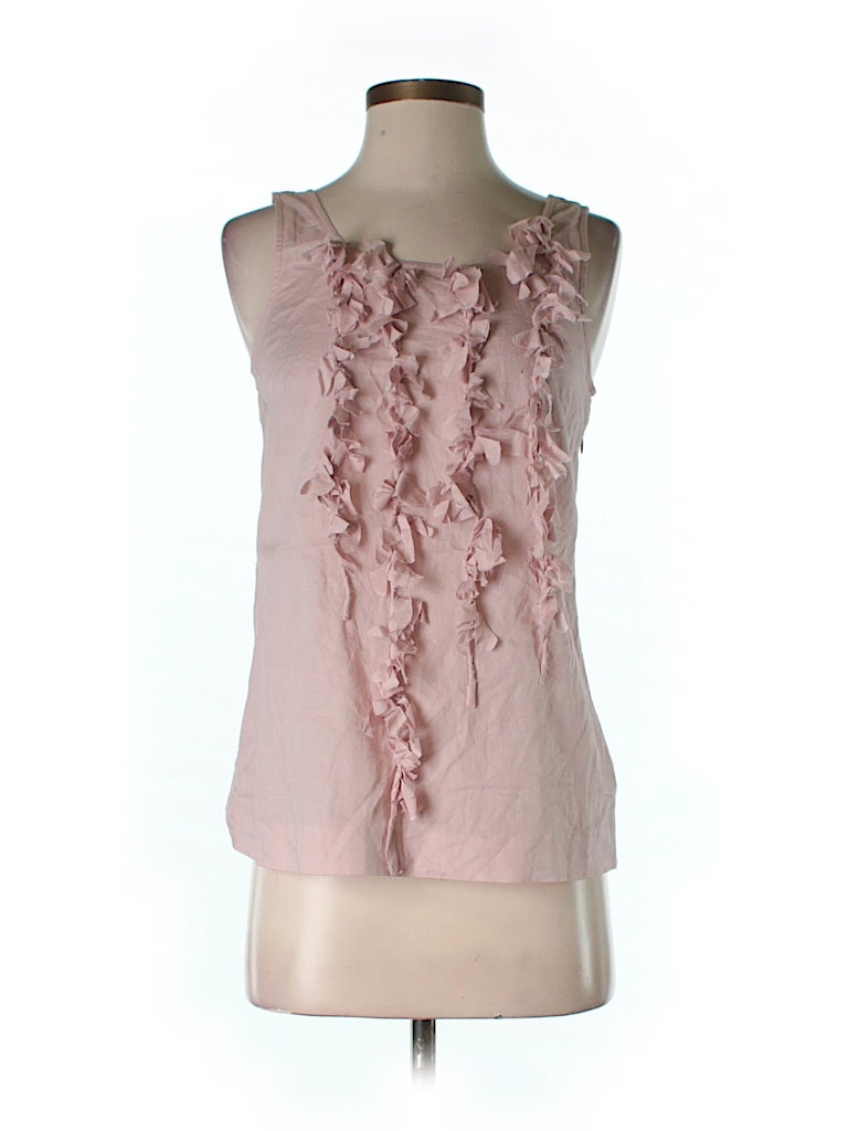J.Crew 100% Cotton Light Pink Sleeveless Blouse Size 0 - photo 1