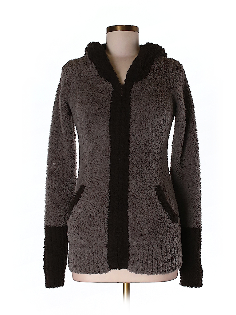 Barefoot Dreams Solid Brown Zip Up Hoodie Size M - 75% off | thredUP