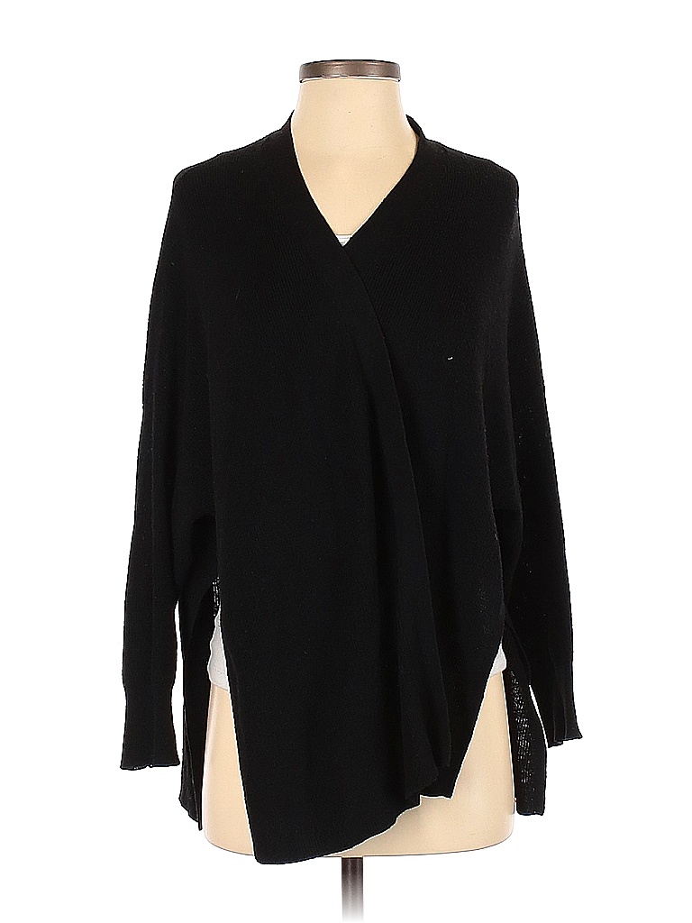 OAK + FORT Solid Black Cardigan Size S - 87% off | thredUP