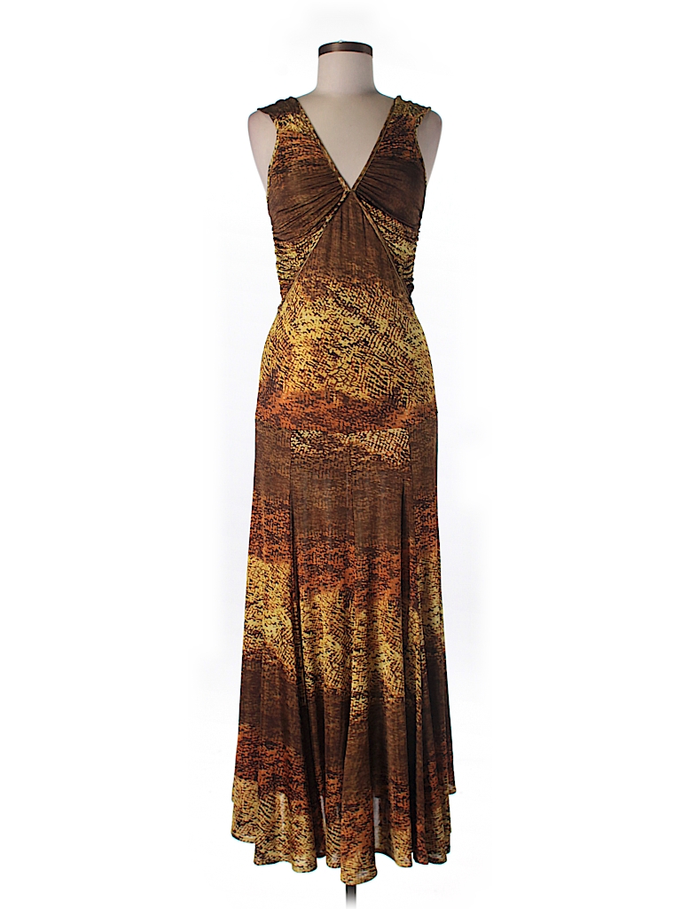 Caribbean Queen Print Brown Casual Dress Size M - 69% off | thredUP