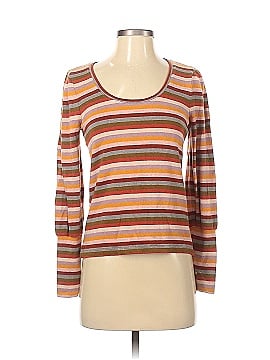 Madewell Striped Puff-Sleeve Scoopneck Top (view 1)