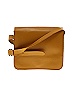 Joe Fresh 100% Leather Yellow Leather Crossbody Bag One Size - photo 1