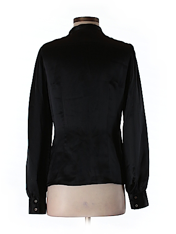 H&M Long Sleeve Silk Top - back