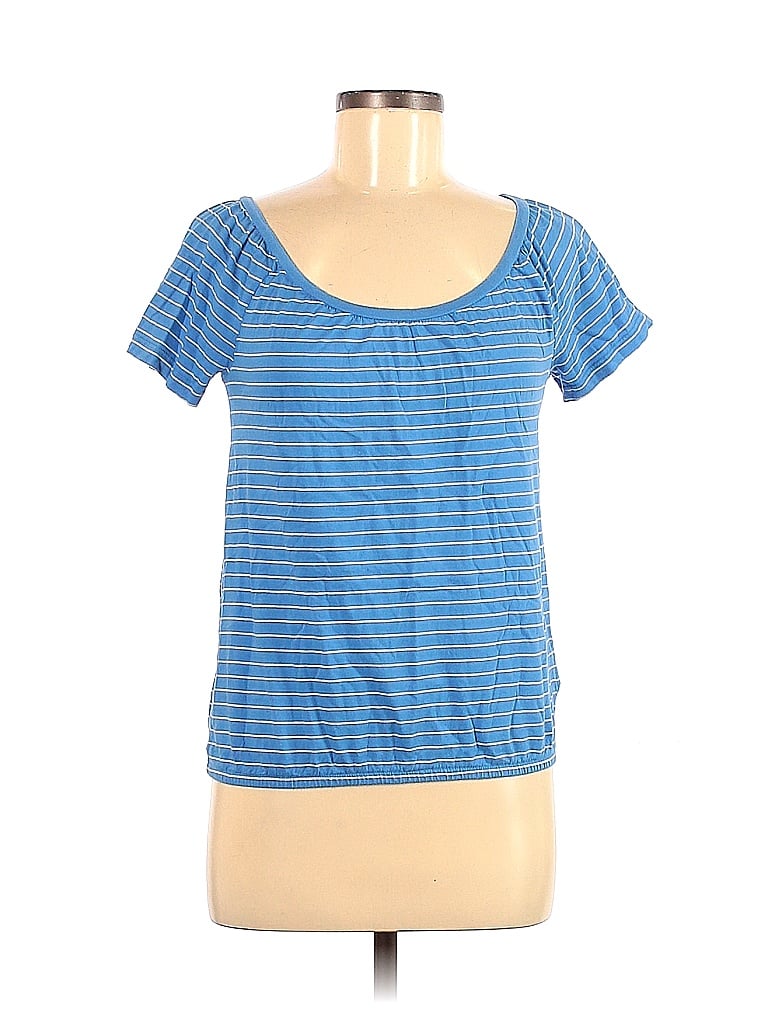 Joe Fresh 100% Cotton Blue Short Sleeve Top Size M - photo 1