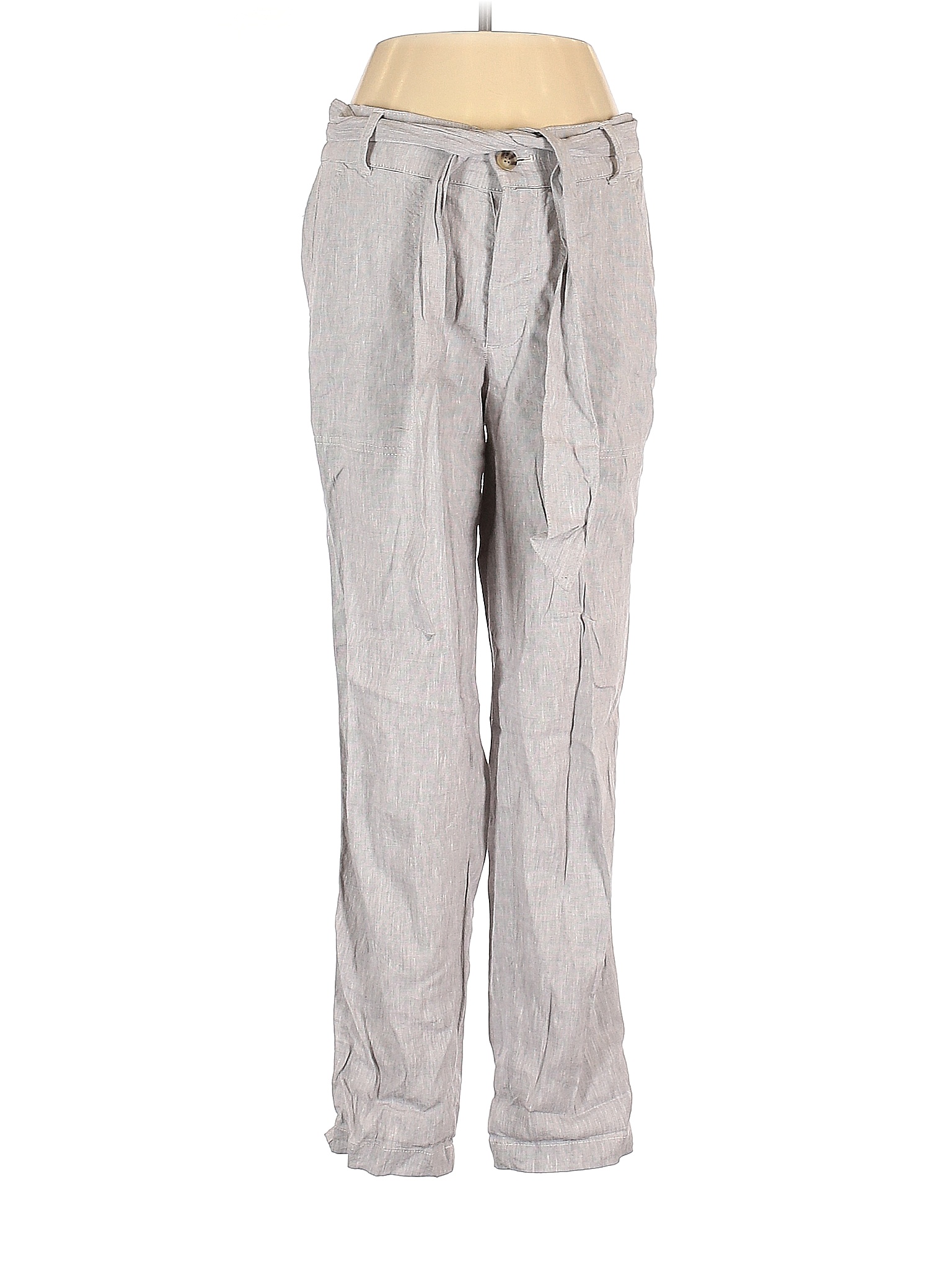 Lou & Grey Gray Linen Pants Size S - 79% off | thredUP