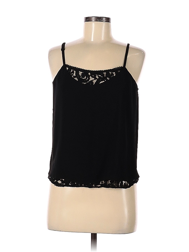 Rachel Rachel Roy 100 Polyester Black Sleeveless Blouse Size M 78