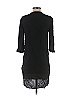 H&M 100% Viscose Black Green Casual Dress Size 2 - photo 2