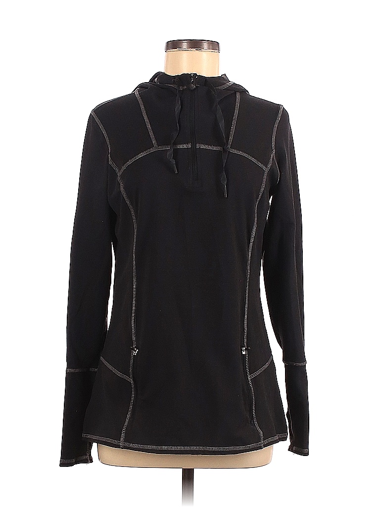 KIRKLAND Signature Solid Black Track Jacket Size M - 53% off | thredUP