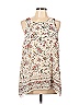 Max Studio 100% Polyester Tan Sleeveless Blouse Size L - photo 1