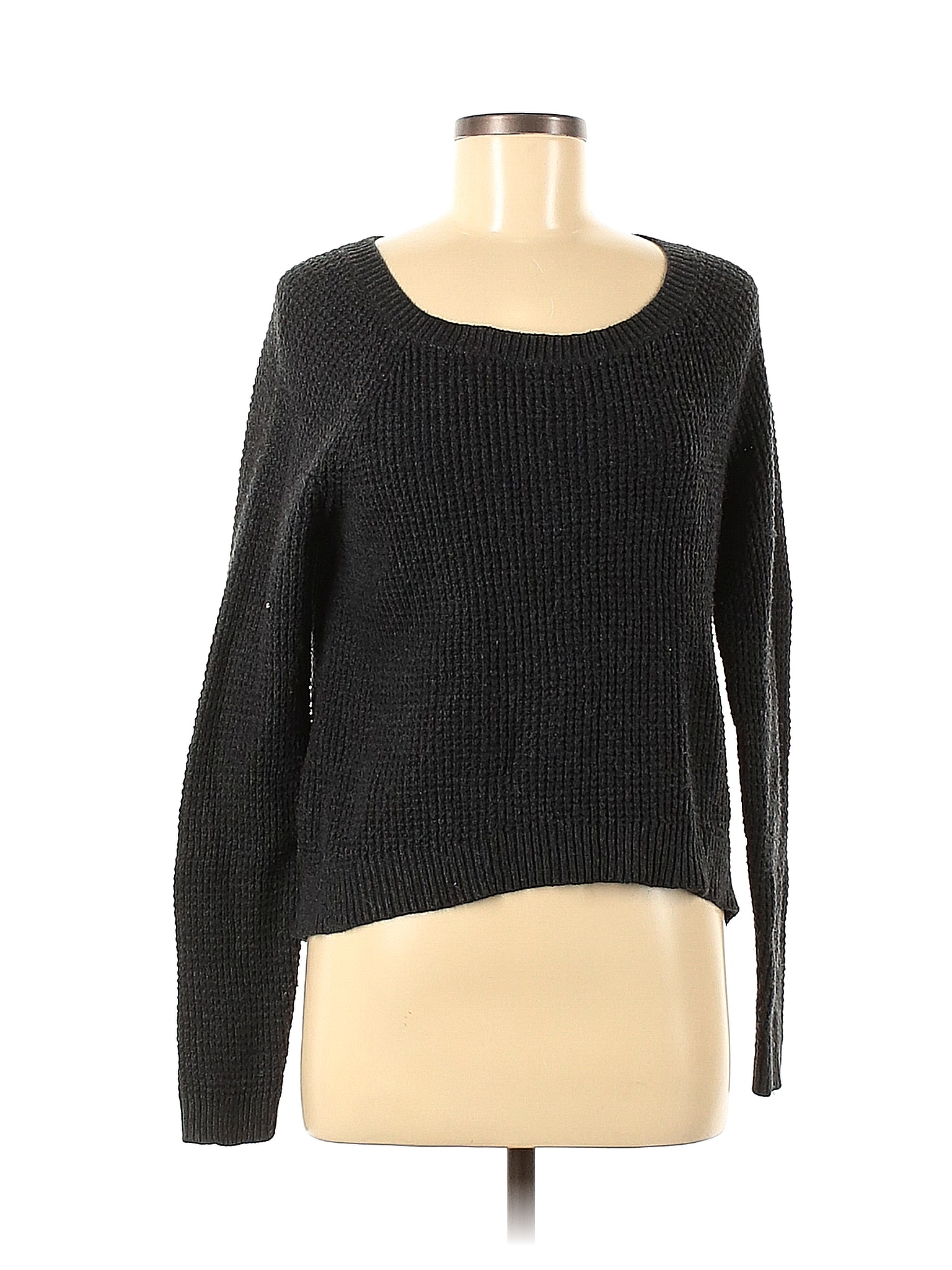 Old Navy Solid Color Block Black Pullover Sweater Size M - 84% off ...