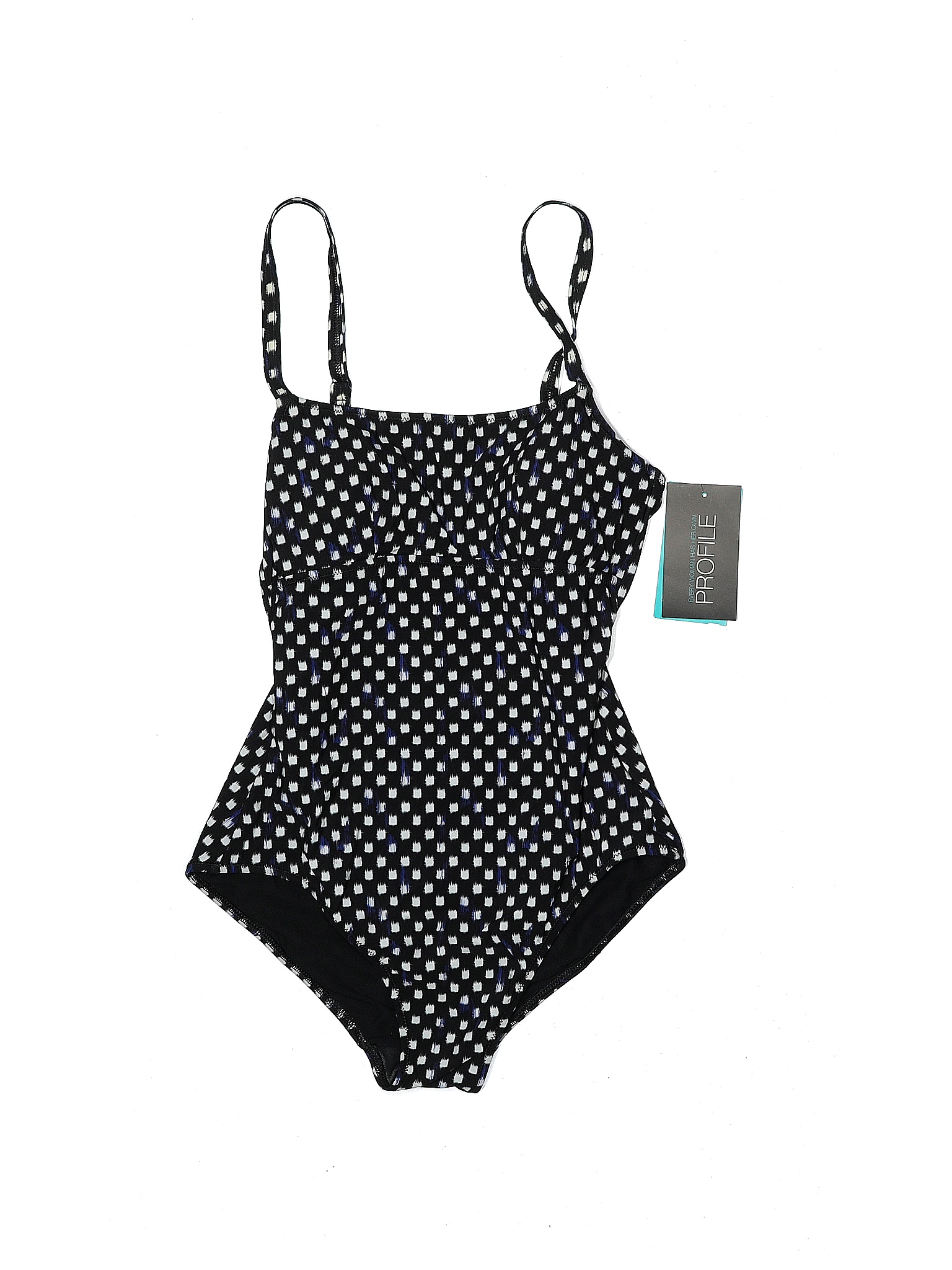 Profile by Gottex Polka Dots Black One Piece Swimsuit Size 6 - 66% off ...