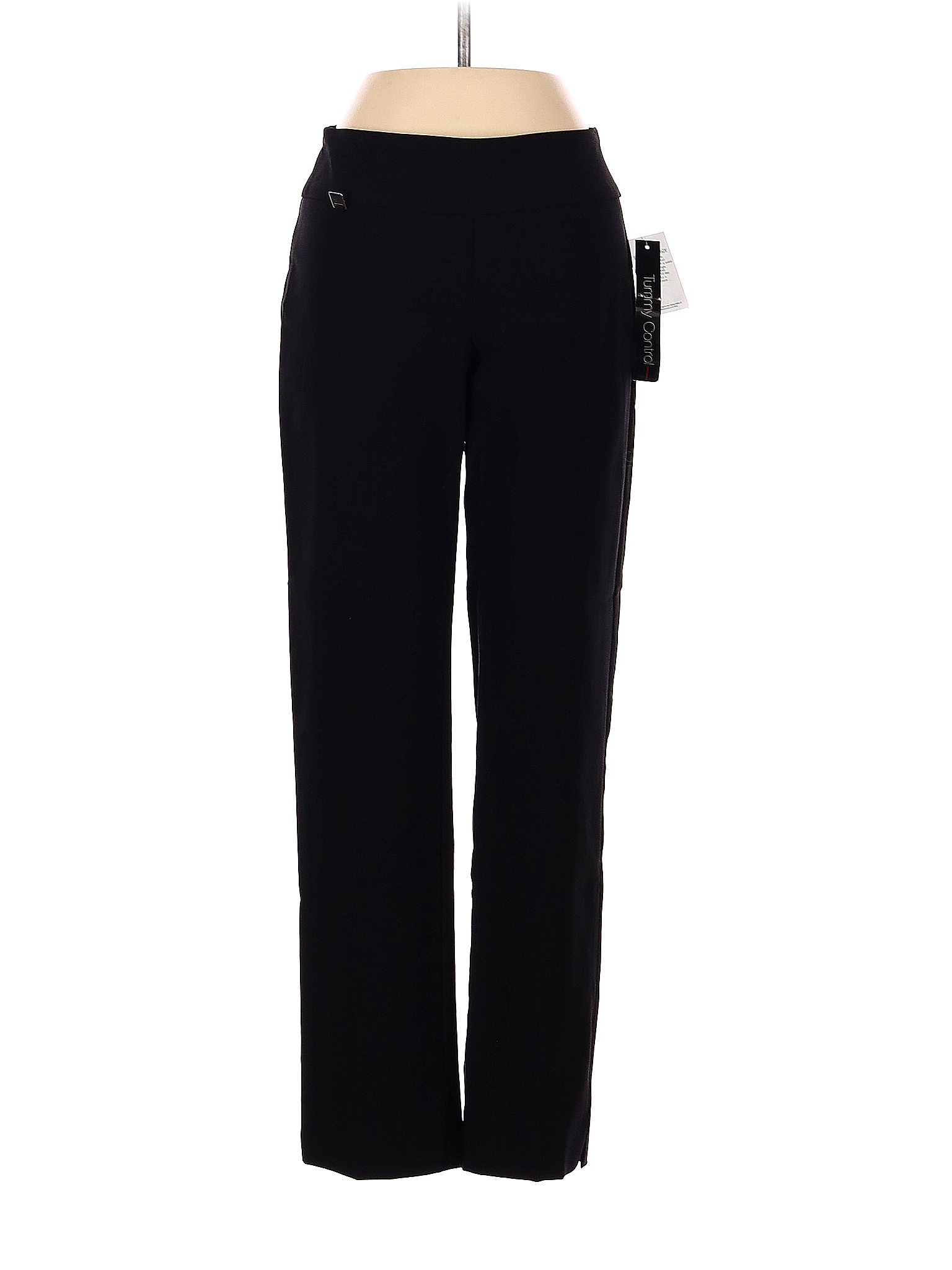 Peck & Peck 100% Polyester Solid Black Casual Pants Size 0 - 84% off ...