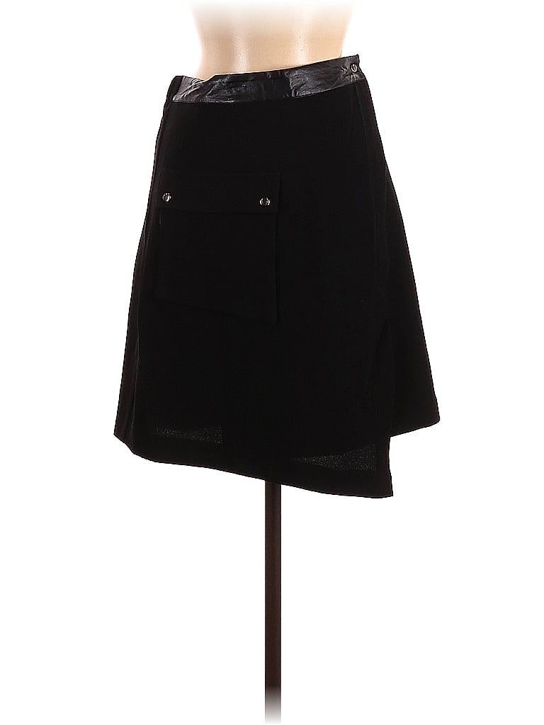 Katherine Barclay Solid Black Casual Skirt Size M - photo 1
