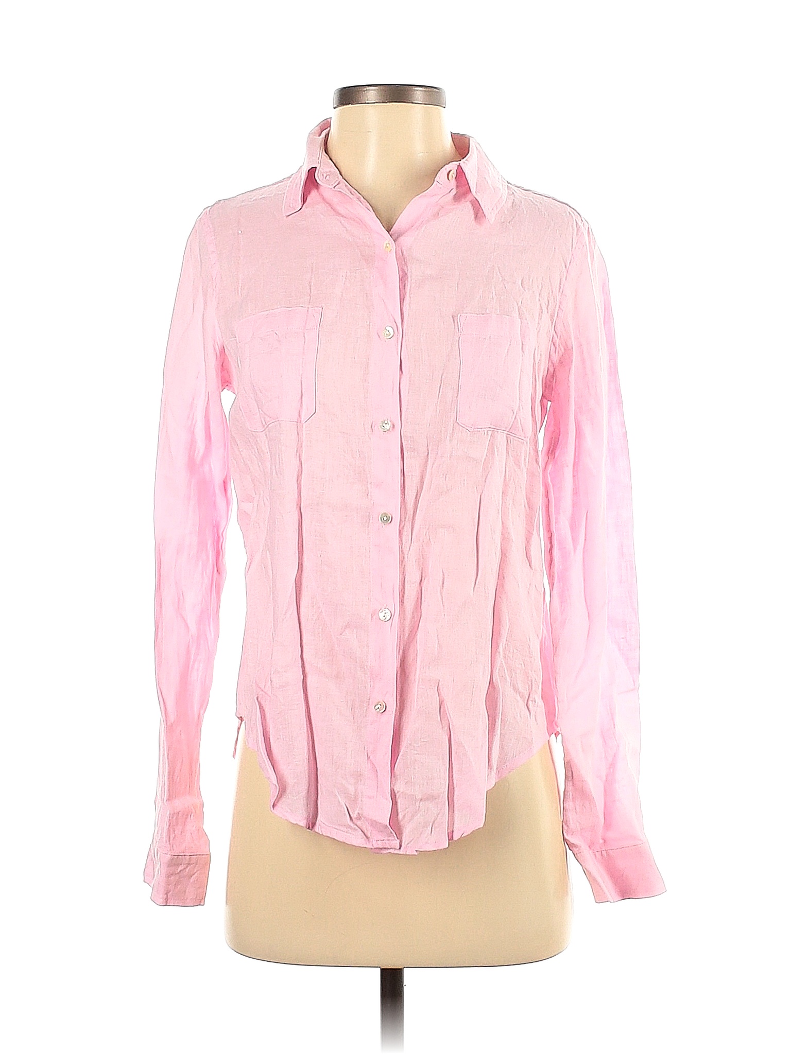 Freddie Linen Button Shirt Lilly Lilac