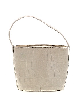 STAUD Croc Embossed Mini Bissett Bag