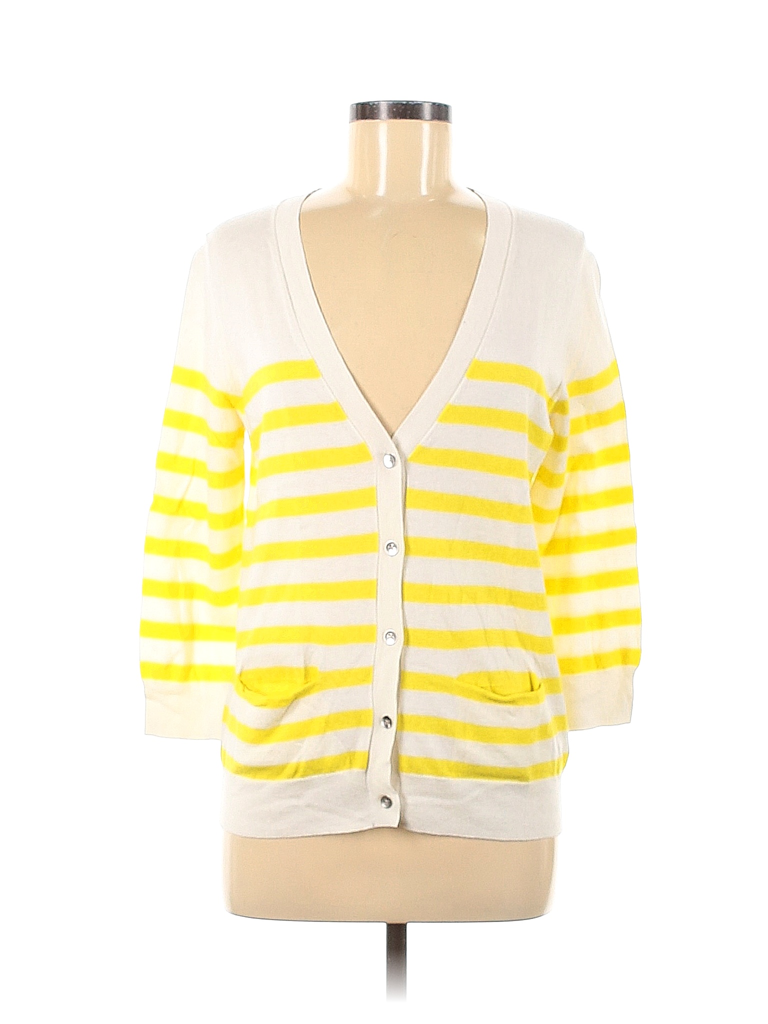 gap yellow cardigan